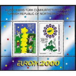 Chipre del Norte. 2000. Hoja Conmemorativa (Nuevo) EUROPA