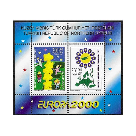 Chipre del Norte. 2000. Hoja Conmemorativa (Nuevo) EUROPA