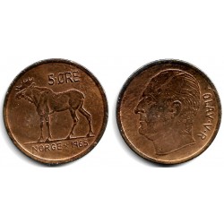 (405) Noruega. 1965. 5 Ore (MBC)