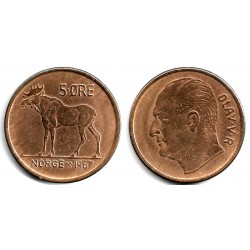 (405) Noruega. 1967. 5 Ore (MBC)