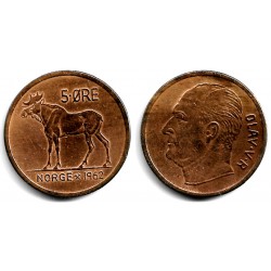 (405) Noruega. 1962. 5 Ore (MBC)