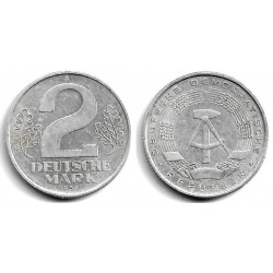 (14) Alemania Democrática. 1957(A). 2 Mark (MBC)