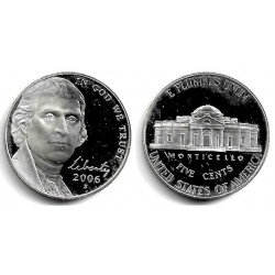 (361) Estados Unidos de América. 2006(S). 5 Cents (Proof)