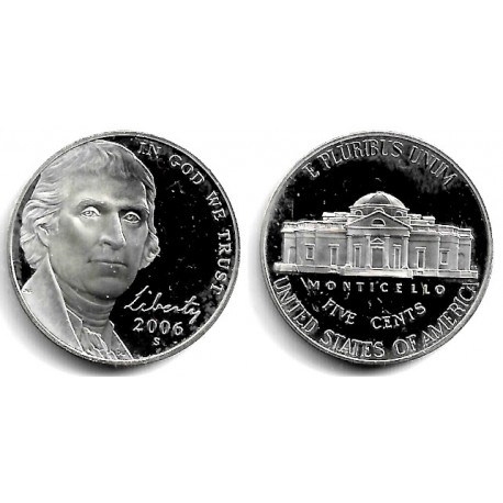 (361) Estados Unidos de América. 2006(S). 5 Cents (Proof)