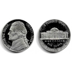 (A192) Estados Unidos de América. 2003(S). 5 Cents (Proof)