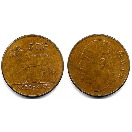 (405) Noruega. 1973. 5 Ore (EBC)