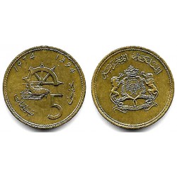 (Y59) Marruecos. 1974. 5 Santimat (EBC+)