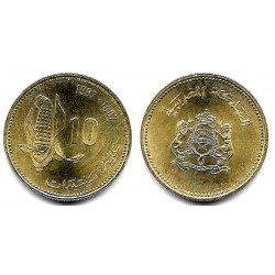 (Y84) Marruecos. 1987. 10 Santimat (SC)