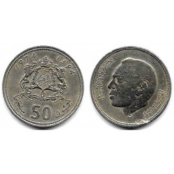 (Y62) Marruecos. 1974. 50 Santimat (MBC) Arañazo