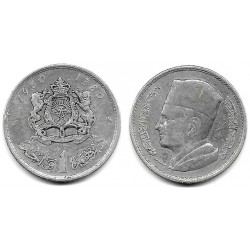 (Y55) Marruecos. 1960. 1 Dirham (MBC) (Plata)