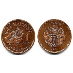 (50) Guyana. 1996. 1 Dollar (SC)