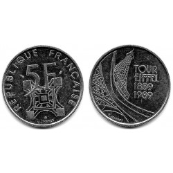 (968) Francia. 1989. 5 Francs (MBC)