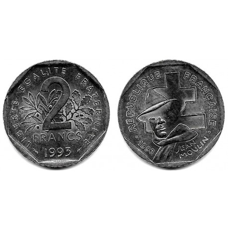 (1062) Francia. 1993. 2 Francs (EBC)