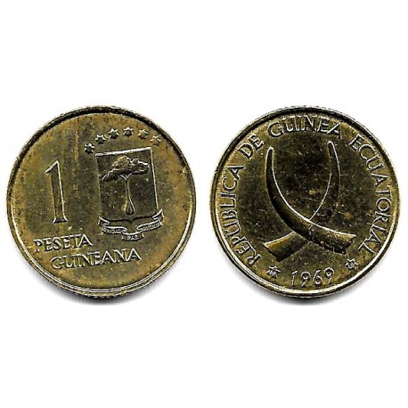 (1) Guinea Ecuatorial. 1969*(19-69). 1 Peseta (EBC)