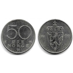 (418) Noruega. 1990. 50 Ore (MBC+)
