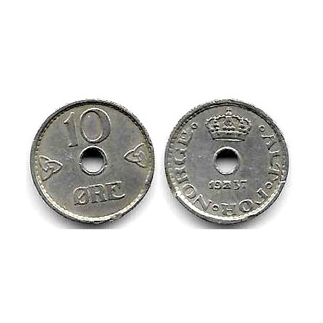 (383) Noruega. 1937. 10 Ore (MBC-)