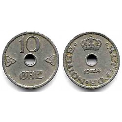 (383) Noruega. 1924. 10 Ore (MBC)