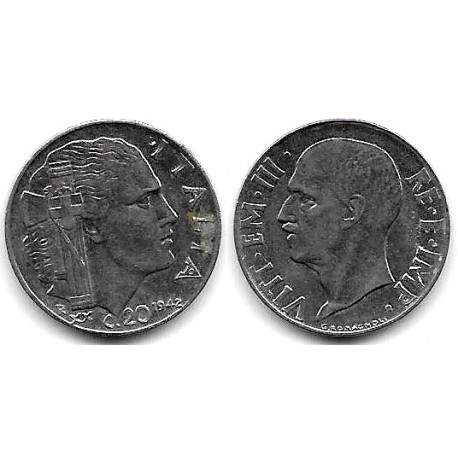 (75b) Italia. 1942. 20 Centesimi (EBC)