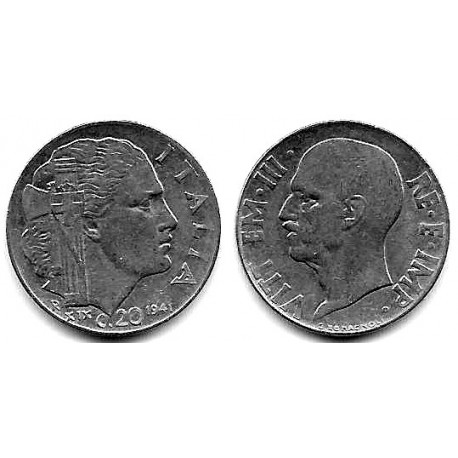 (75b) Italia. 1941. 20 Centesimi (EBC)