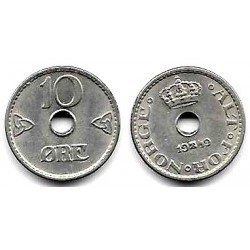 (383) Noruega. 1949. 10 Ore (MBC)