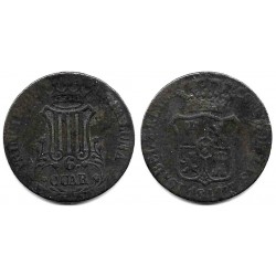 Isabel II. 1841. 6 Cuartos (BC) Ceca de Cataluña