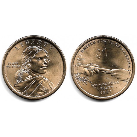 (503) Estados Unidos de América. 2011(D). 1 Dollar (EBC+)