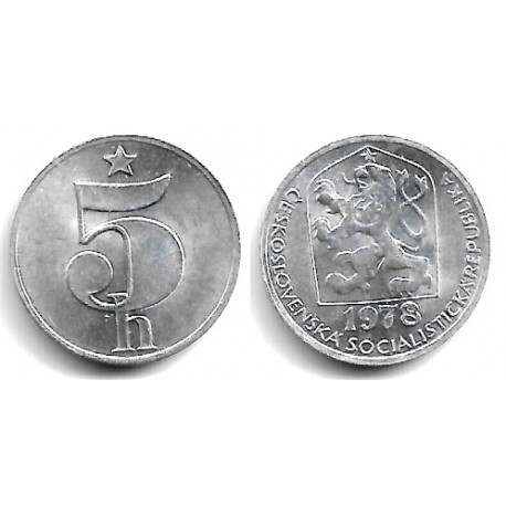 (86) Checoslovaquia. 1978. 5 Haleru (SC-)