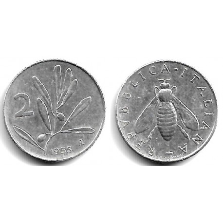 (94) Italia. 1955. 2 Lira (MBC)