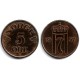 (400) Noruega. 1957. 5 Ore (MBC)