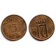 (400) Noruega. 1953. 5 Ore (MBC)