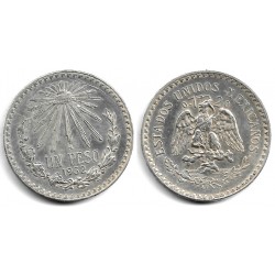 (455) Estados Unidos Mexicanos. 1932. 1 Peso (MBC+) (Plata)