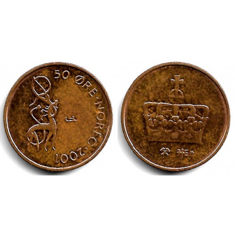 (460) Noruega. 2001. 50 Ore (MBC)