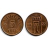 (400) Noruega. 1955. 5 Ore (MBC)