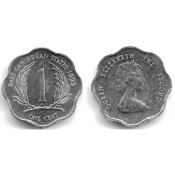 (10) Estados Orientales Caribeños. 1995. 1 Cent (SC)