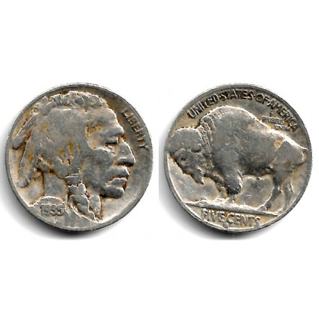 (134) Estado Unidos de América. 1935(S). 5 Cents (BC)