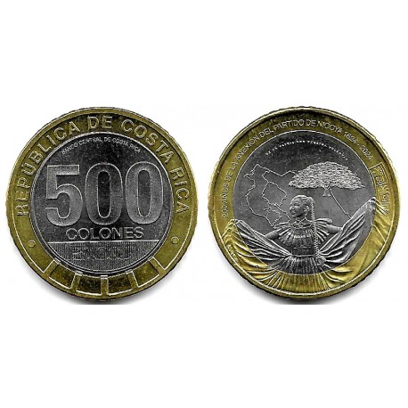 Costa Rica. 2024. 500 Colones (SC) Partido de Nicoya