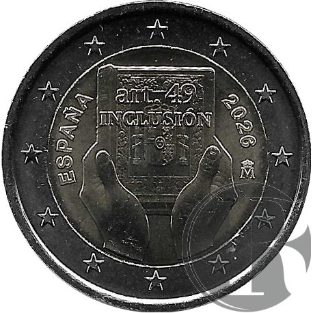 España. 2026. 2 Euro (SC) Inclusión