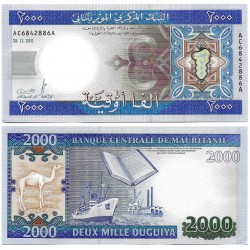 (20) Mauritania. 2011. 2000 Ouguiya (SC)