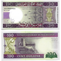 (16b) Mauritania. 2015. 100 Ouguiya (SC)