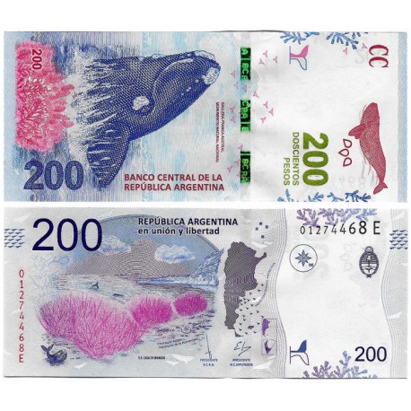 (364) Argentina. 2016. 200 Pesos (SC)