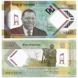 (W19) Namibia. 2025. 60 Dollars (SC)