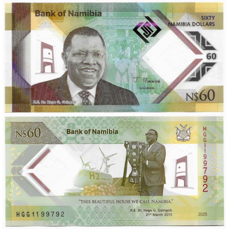 (W19) Namibia. 2025. 60 Dollars (SC)