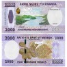 (W44) Ruanda. 2024. 2000 Francs (SC)