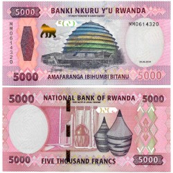 (W45) Ruanda. 2024. 5000 Francs (SC)