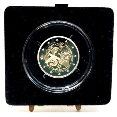 Francia. 2021. 2 Euro (Proof) UNICEF
