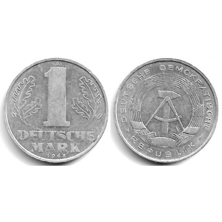 (13) Alemania Democrática. 1963(A). 1 Mark (MBC-)