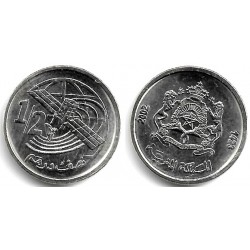 (Y116) Marruecos. 2002. ½ Dirham (SC)