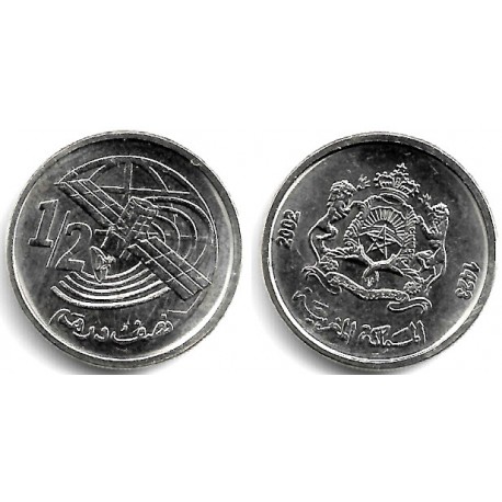 (Y116) Marruecos. 2002. ½ Dirham (SC)