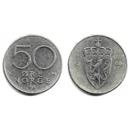 (418) Noruega. 1988. 50 Ore (MBC)