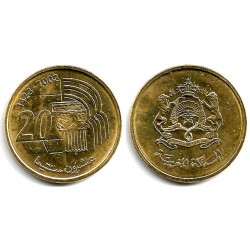 (Y115) Marruecos. 2002. 20 Santimat (EBC+)